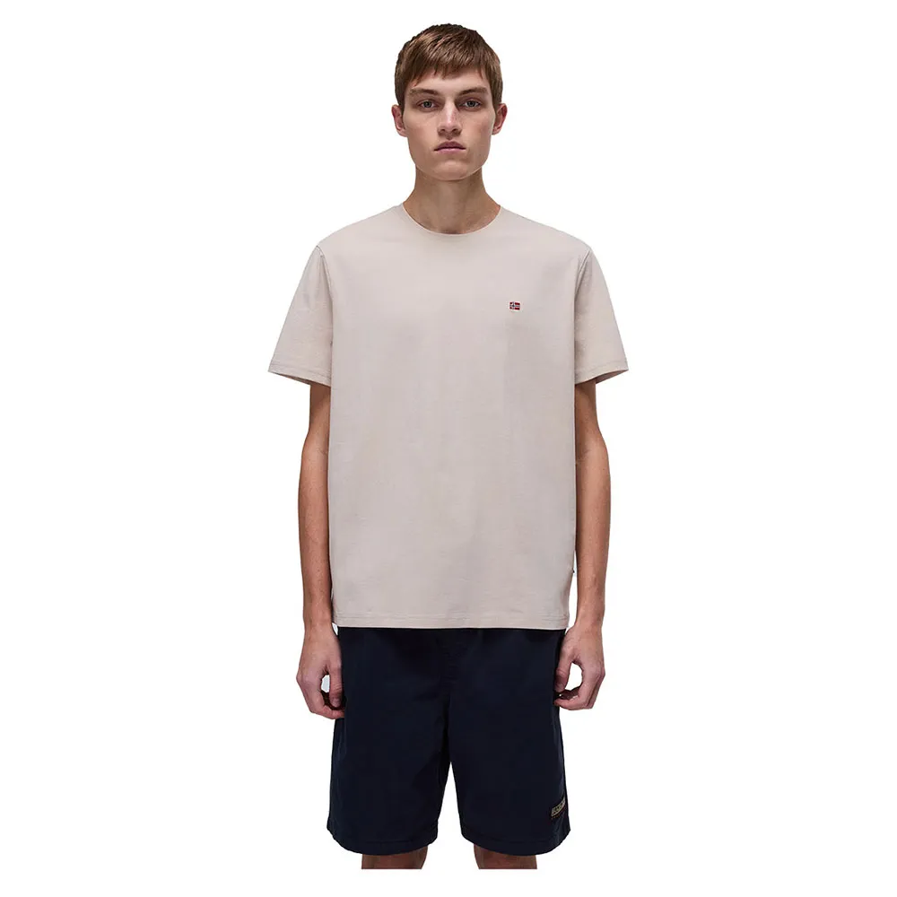 Футболка с коротким рукавом Napapijri Salis Summer, бежевый 
Футболка с коротким рукавом Napapijri Salis Summer, бежевый