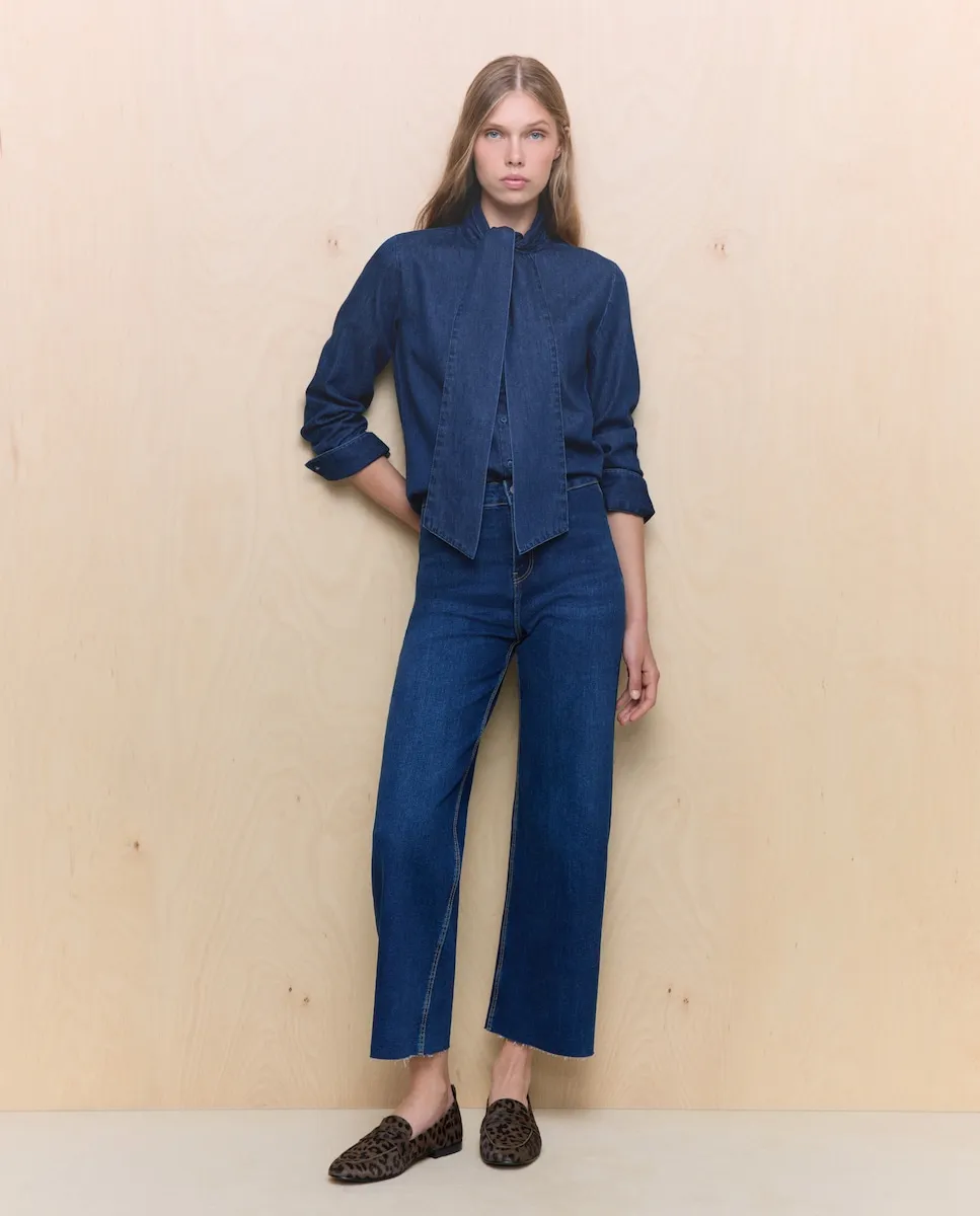 Джинсовые женские брюки-кюлоты Easy Wear, темно-синий
Джинсовые женские брюки-кюлоты Easy Wear, темно-синий