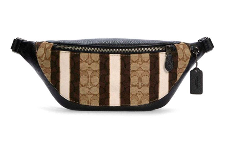 Warren Canvas Кожаная Сумка Через Плечо Поясная Сумка Большого Размера Мужская Хаки Коричневый И Черный Цвет Блокинг COACH 
Warren Canvas Кожаная Сумка Через Плечо Поясная Сумка Большого Размера Мужская Хаки Коричневый И Черный Цвет Блокинг COACH