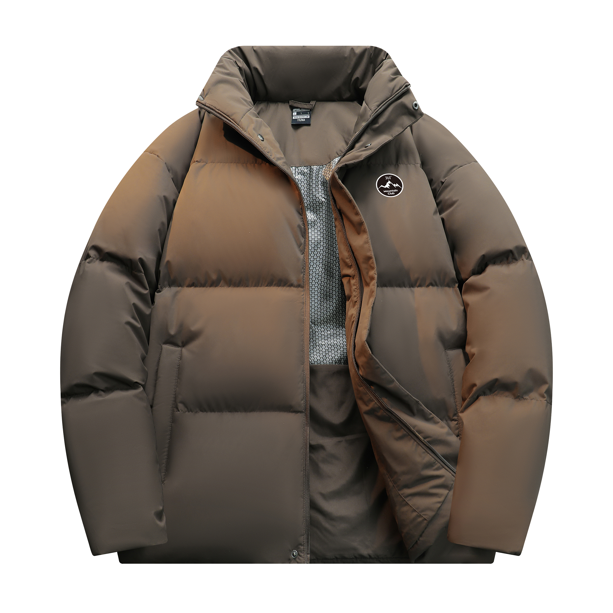 Пуховик Unisex Stand Collar Moderate 361°, smoke coffee color
Пуховик Unisex Stand Collar Moderate 361°, smoke coffee color