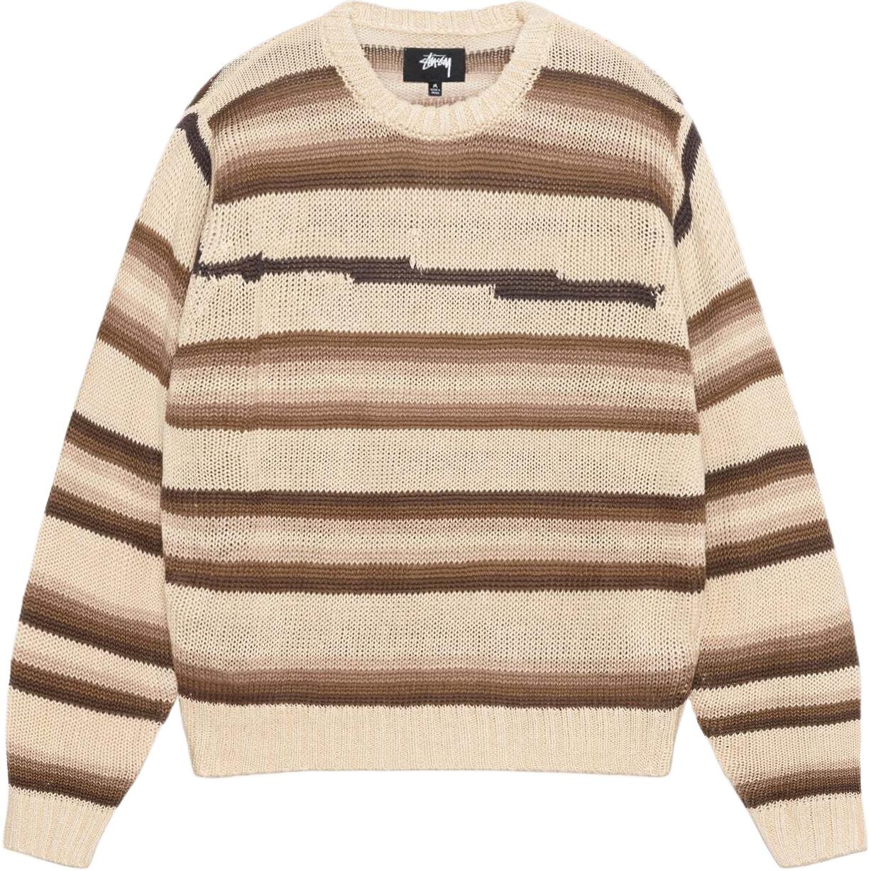 Льняной свитер в тональную полоску Stussy, цвет Multicolor
Льняной свитер в тональную полоску Stussy, цвет Multicolor