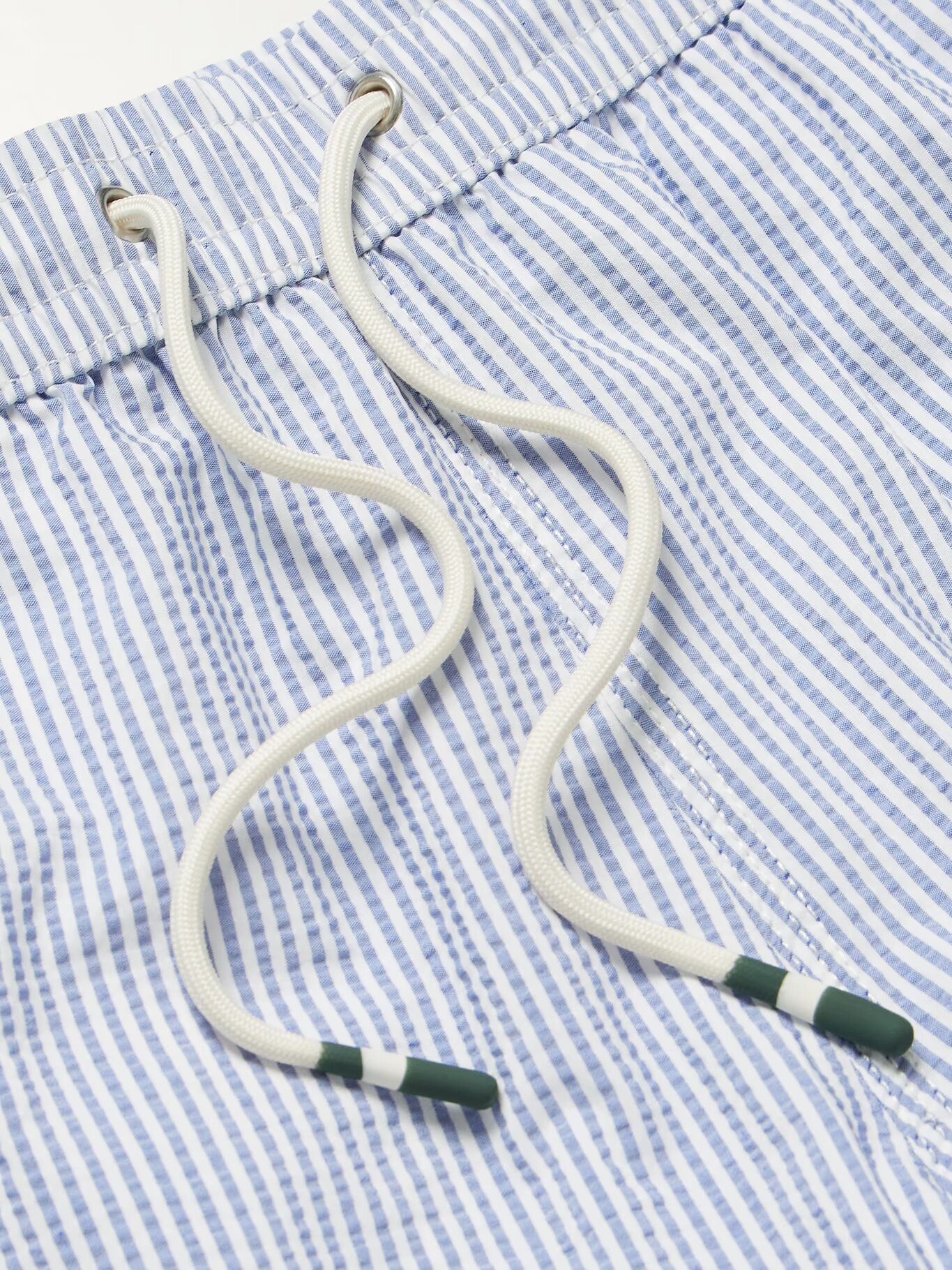 Прямые шорты для плавания средней длины из полосатой ткани сирсакер HARTFORD, синий
Прямые шорты для плавания средней длины из полосатой ткани сирсакер HARTFORD, синий