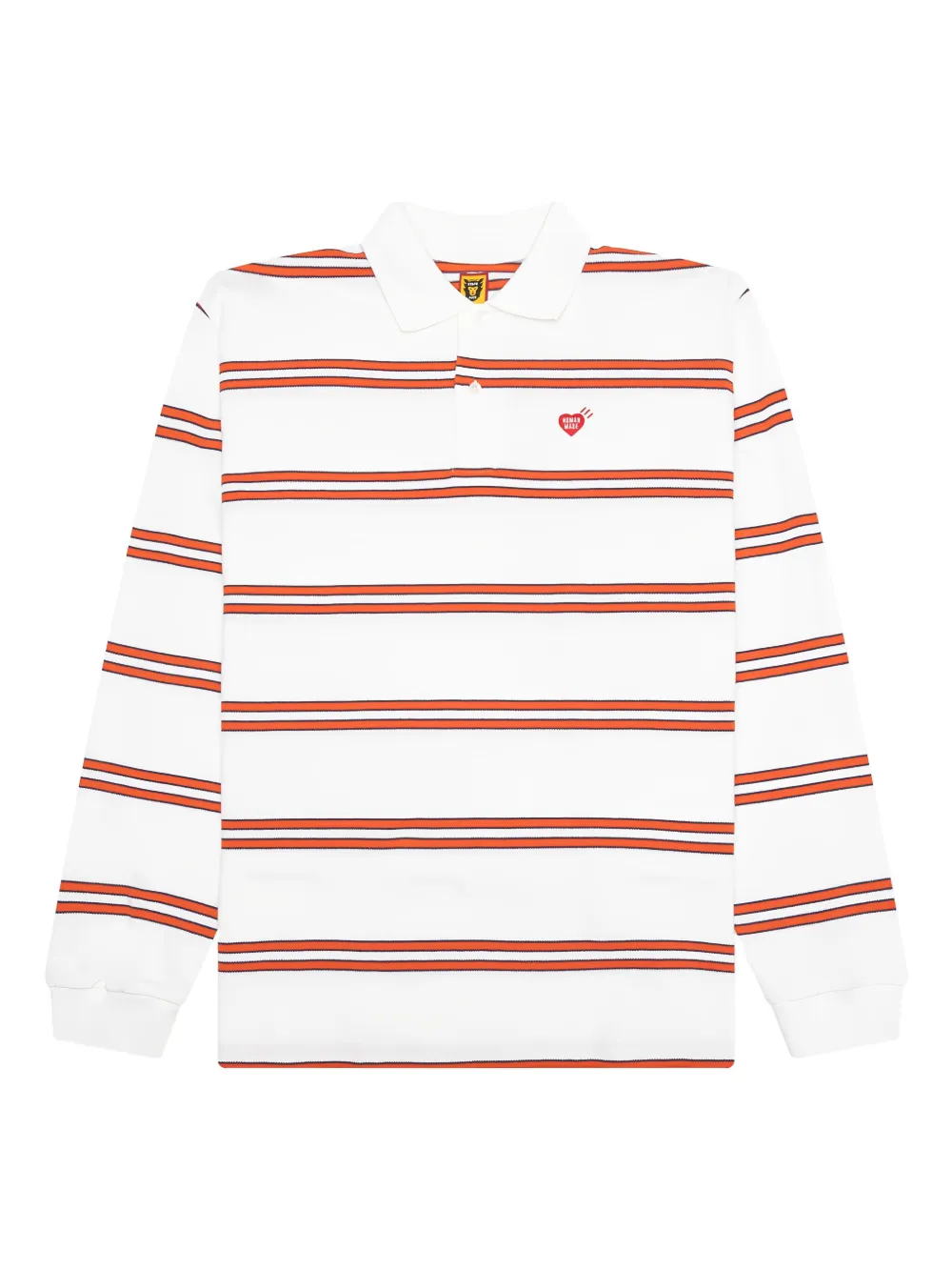 Полосатая рубашка-поло с длинными рукавами Human Made, белый
Полосатая рубашка-поло с длинными рукавами Human Made, белый