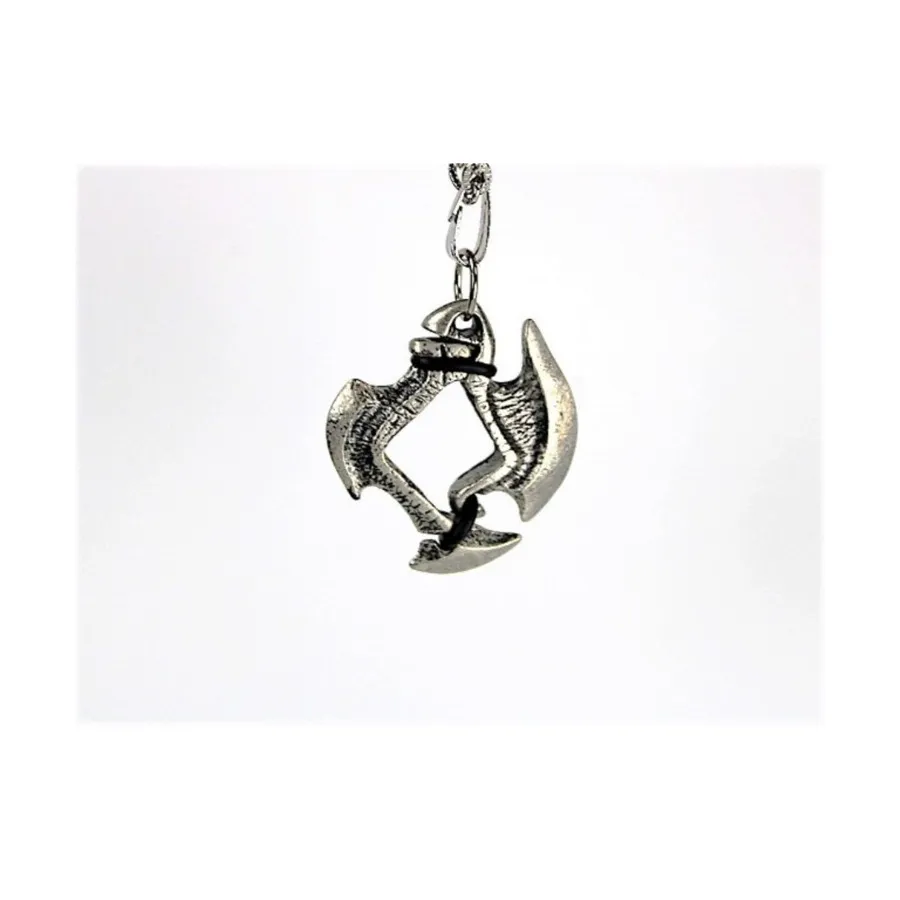 Подвеска, лезвие топора d6, 12 мм, с отделкой под старое серебро, Dice Jewelry - Necklaces (Chessex)
Подвеска, лезвие топора d6, 12 мм, с отделкой под старое серебро, Dice Jewelry - Necklaces (Chessex)