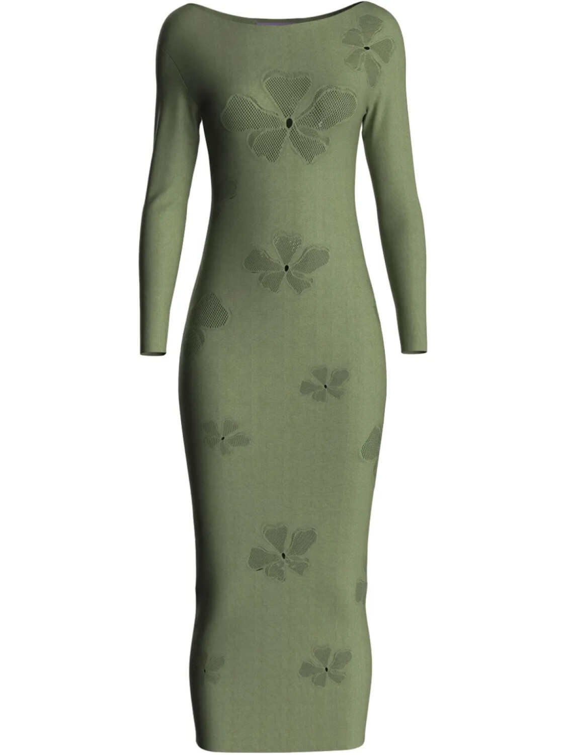 Платье миди с узором-монограммой Maccapani, зеленый
Платье миди с узором-монограммой Maccapani, зеленый