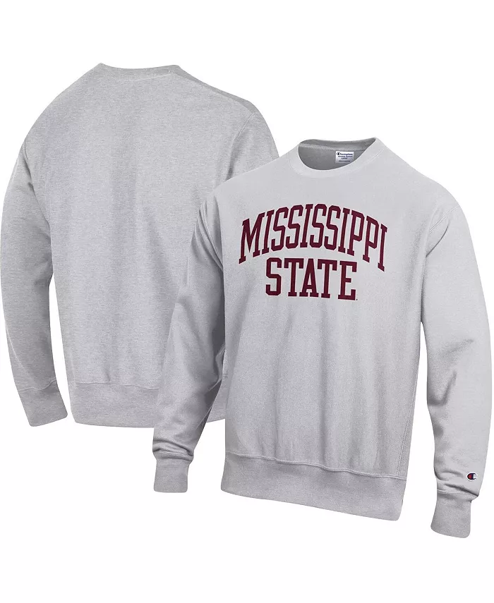 Мужская толстовка Mississippi State Bulldogs Arch Reverse Weave с эффектом меланжа в сером цвете Champion
Мужская толстовка Mississippi State Bulldogs Arch Reverse Weave с эффектом меланжа в сером цвете Champion