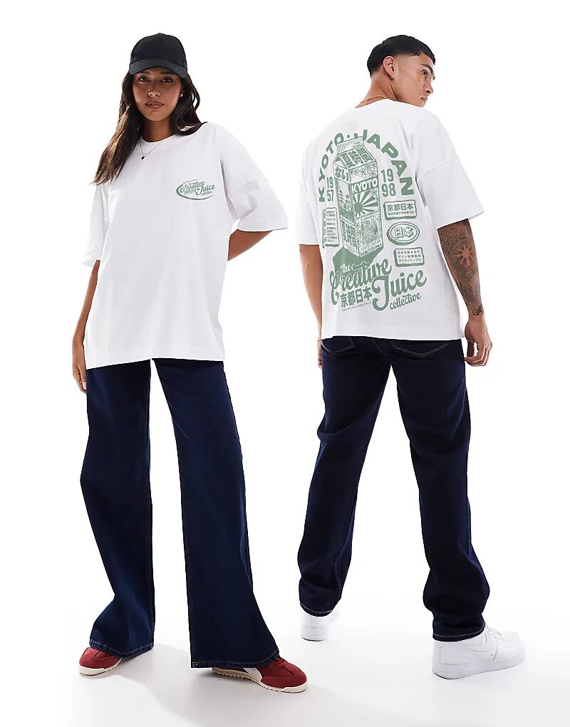 Футболка большого размера с принтом «Joe» спереди и сзади, белая, с креативным принтом «Joe»
Футболка большого размера с принтом «Joe» спереди и сзади, белая, с креативным принтом «Joe»