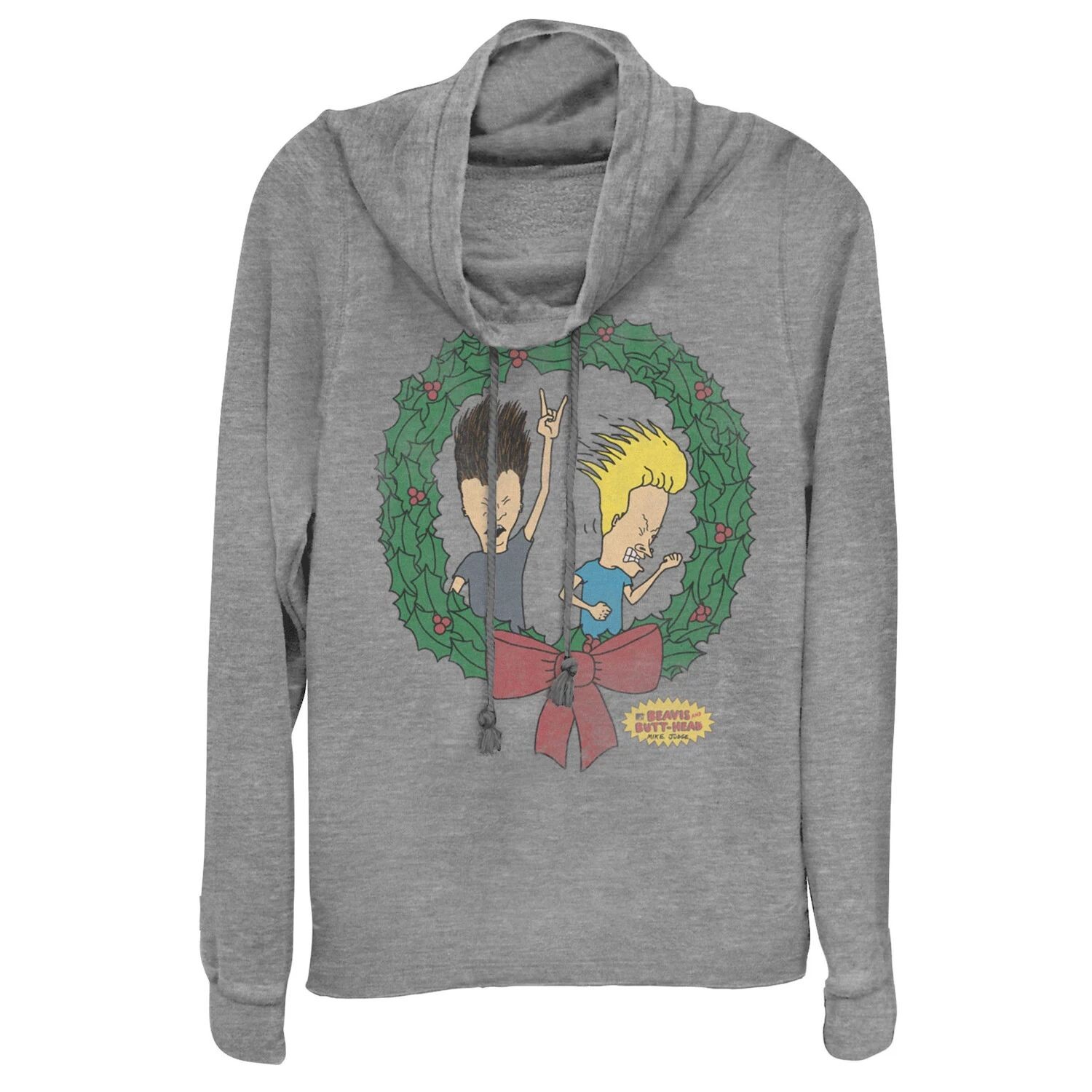 Пуловер с капюшоном и воротником-хомутом Beavis and Butthead Rock On Christmas Wreath для юниоров Licensed Character
Пуловер с капюшоном и воротником-хомутом Beavis and Butthead Rock On Christmas Wreath для юниоров Licensed Character