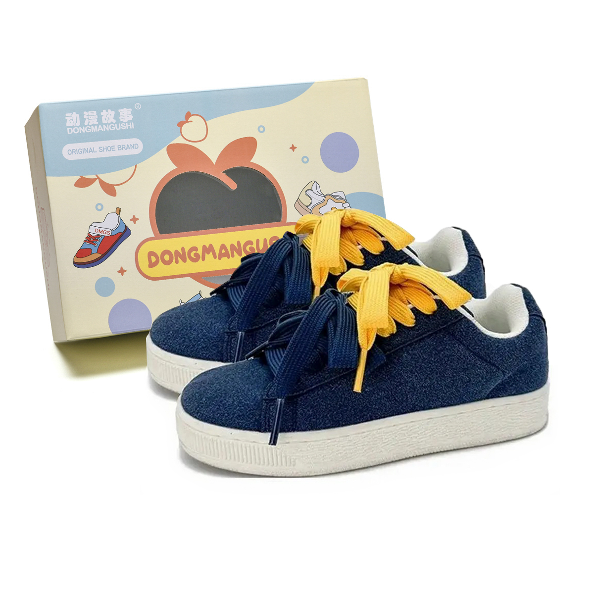 Anime story Скользоустойчивые износостойкие легкие дышащие низкие скейтерские кроссовки унисекс темно-синий - синий желтый, цвет Blue Yellow
Anime story Скользоустойчивые износостойкие легкие дышащие низкие скейтерские кроссовки унисекс темно-синий - синий желтый, цвет Blue Yellow