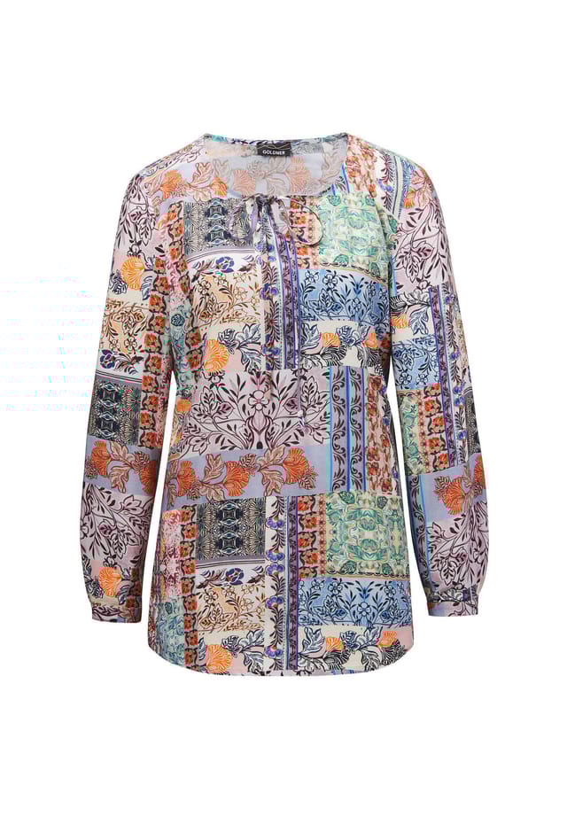 Короткий размер: блузка с принтом Goldner, мультиколор
Короткий размер: блузка с принтом Goldner, мультиколор