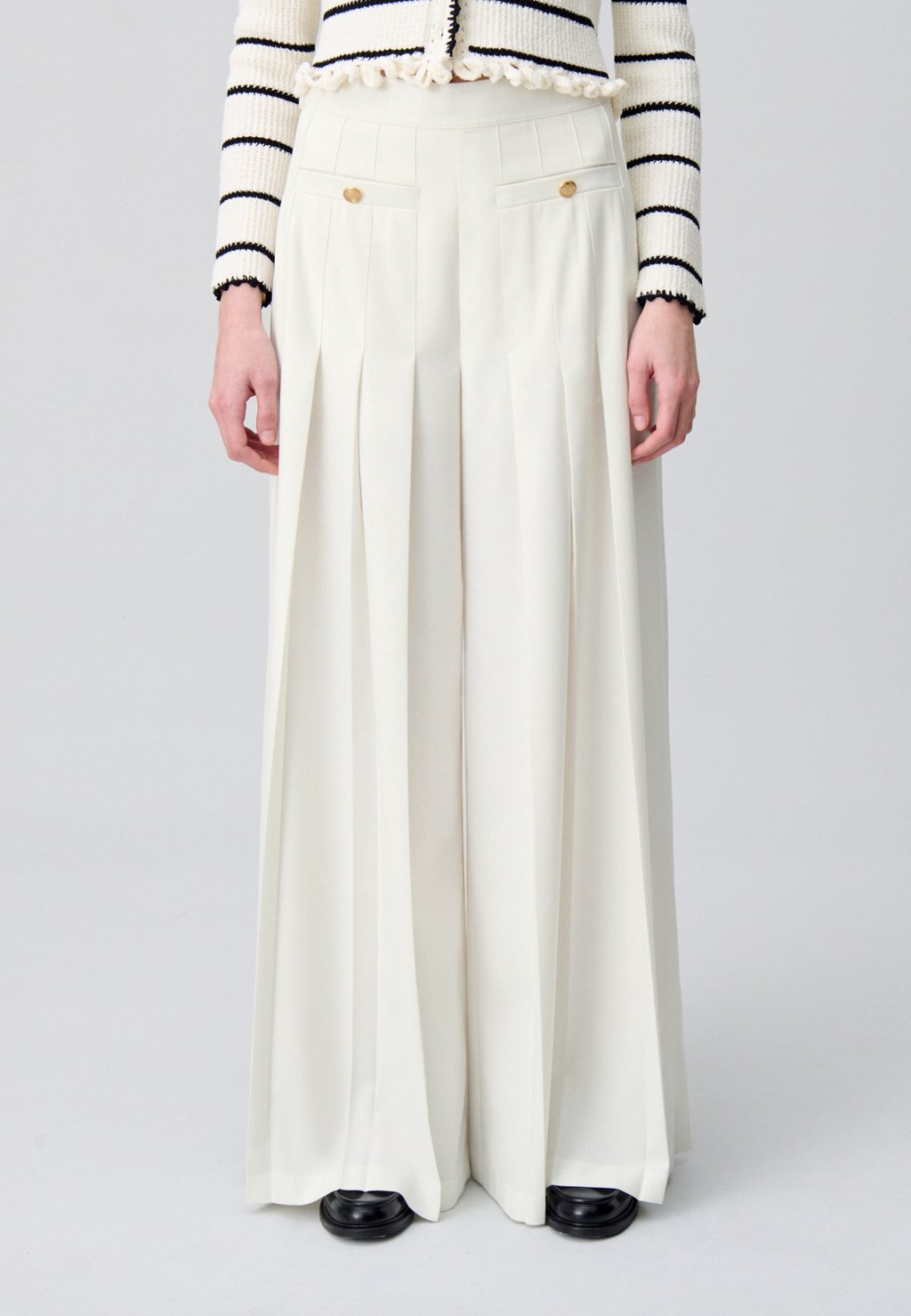 Брюки PLEASE Claudie Pierlot, слоновая кость
Брюки PLEASE Claudie Pierlot, слоновая кость