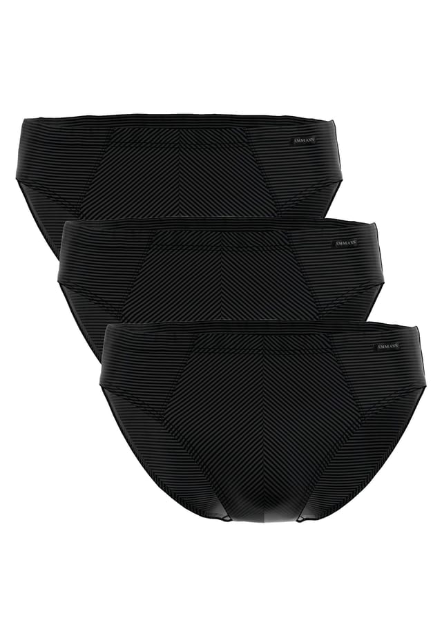 Трусы 3 шт. в упаковке - мини-трусики из хлопка и другие полоски тон в тон из смеси хлопка Ammann, черный
Трусы 3 шт. в упаковке - мини-трусики из хлопка и другие полоски тон в тон из смеси хлопка Ammann, черный