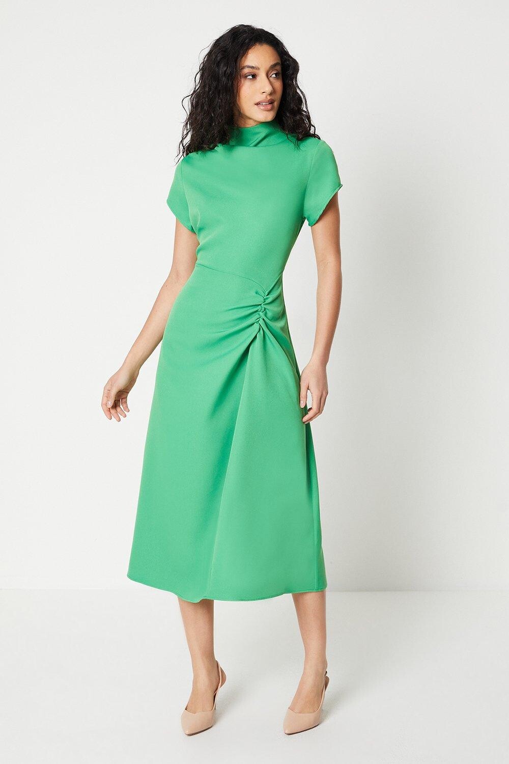 Платье с расклешенной юбкой для особых случаев Debenhams, зеленый
Платье с расклешенной юбкой для особых случаев Debenhams, зеленый