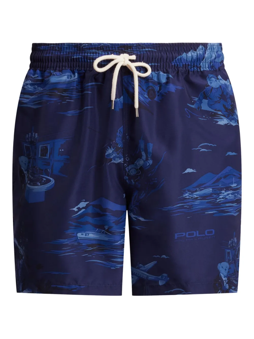 Плавательные шорты с принтом Polo Ralph Lauren, синий
Плавательные шорты с принтом Polo Ralph Lauren, синий