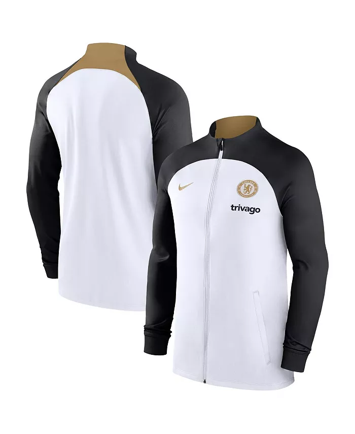Мужская белая футбольная куртка Chelsea 2023/24 Strike Raglan Performance на молнии Nike
Мужская белая футбольная куртка Chelsea 2023/24 Strike Raglan Performance на молнии Nike