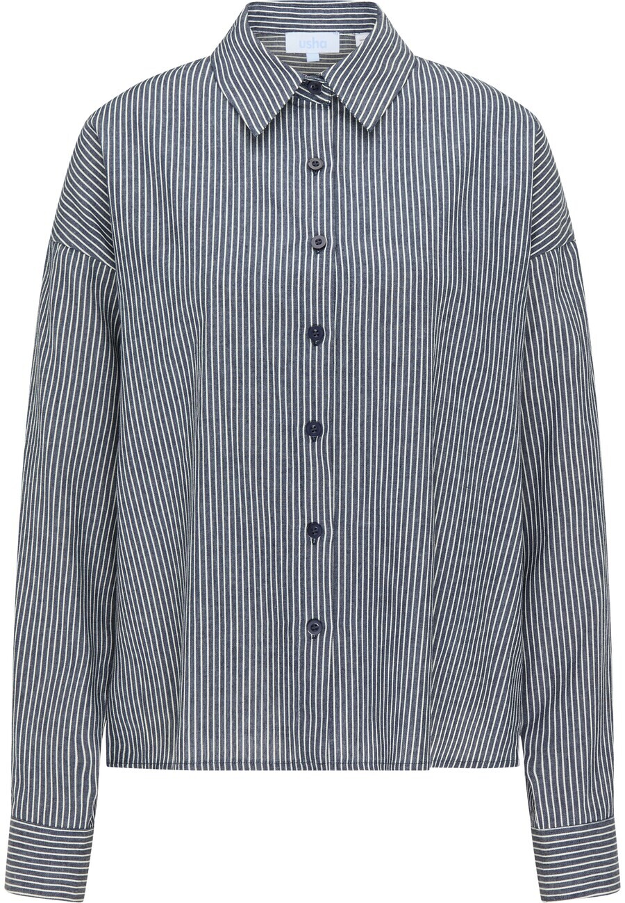 Рубашка usha BLUE LABEL Blouse, морской синий
Рубашка usha BLUE LABEL Blouse, морской синий