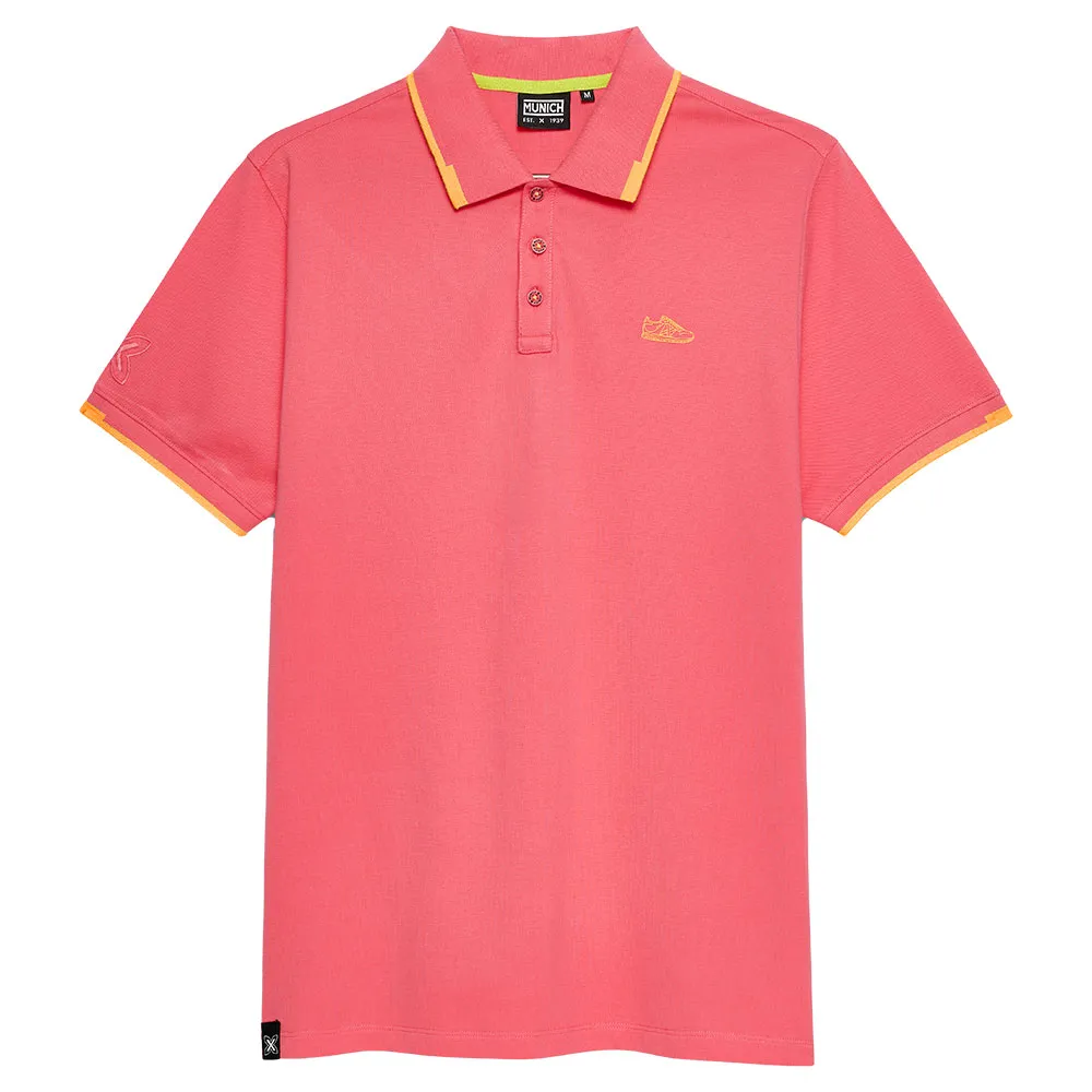 Поло с коротким рукавом Munich Slam Lifestyle, розовый
Поло с коротким рукавом Munich Slam Lifestyle, розовый