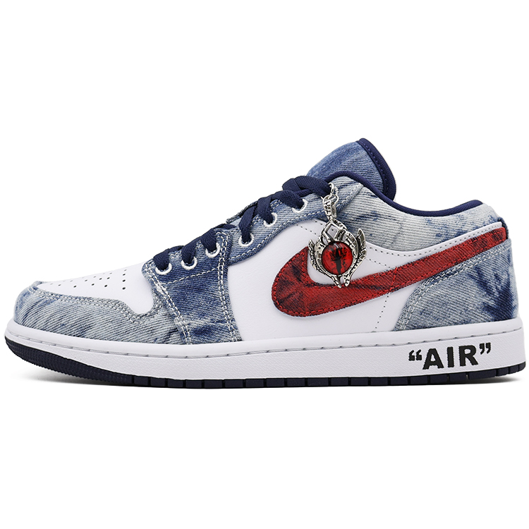 Эйр 1 Противоскользящие и износостойкие легкие низкие винтажные баскетбольные кроссовки мужские бело-синие Jordan
Эйр 1 Противоскользящие и износостойкие легкие низкие винтажные баскетбольные кроссовки мужские бело-синие Jordan