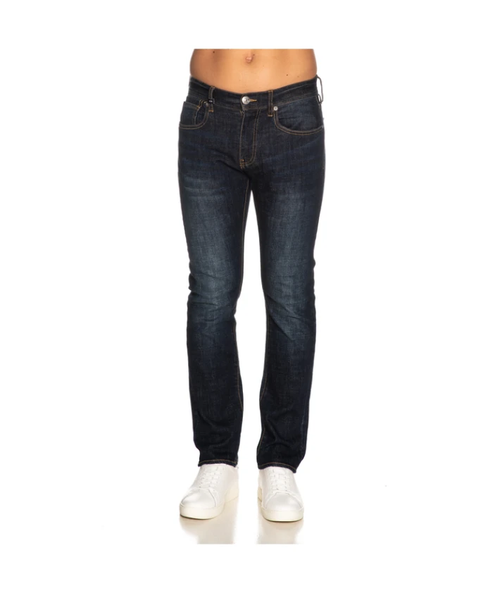 Джинсы узкого кроя синего цвета Armani Exchange, синий
Джинсы узкого кроя синего цвета Armani Exchange, синий