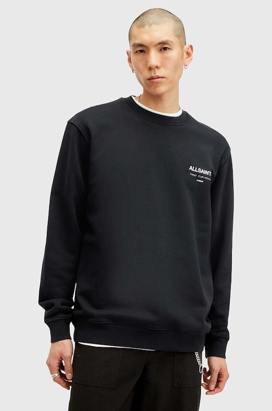 Хлопковая толстовка UNDERGROUND Allsaints, черный
Хлопковая толстовка UNDERGROUND Allsaints, черный