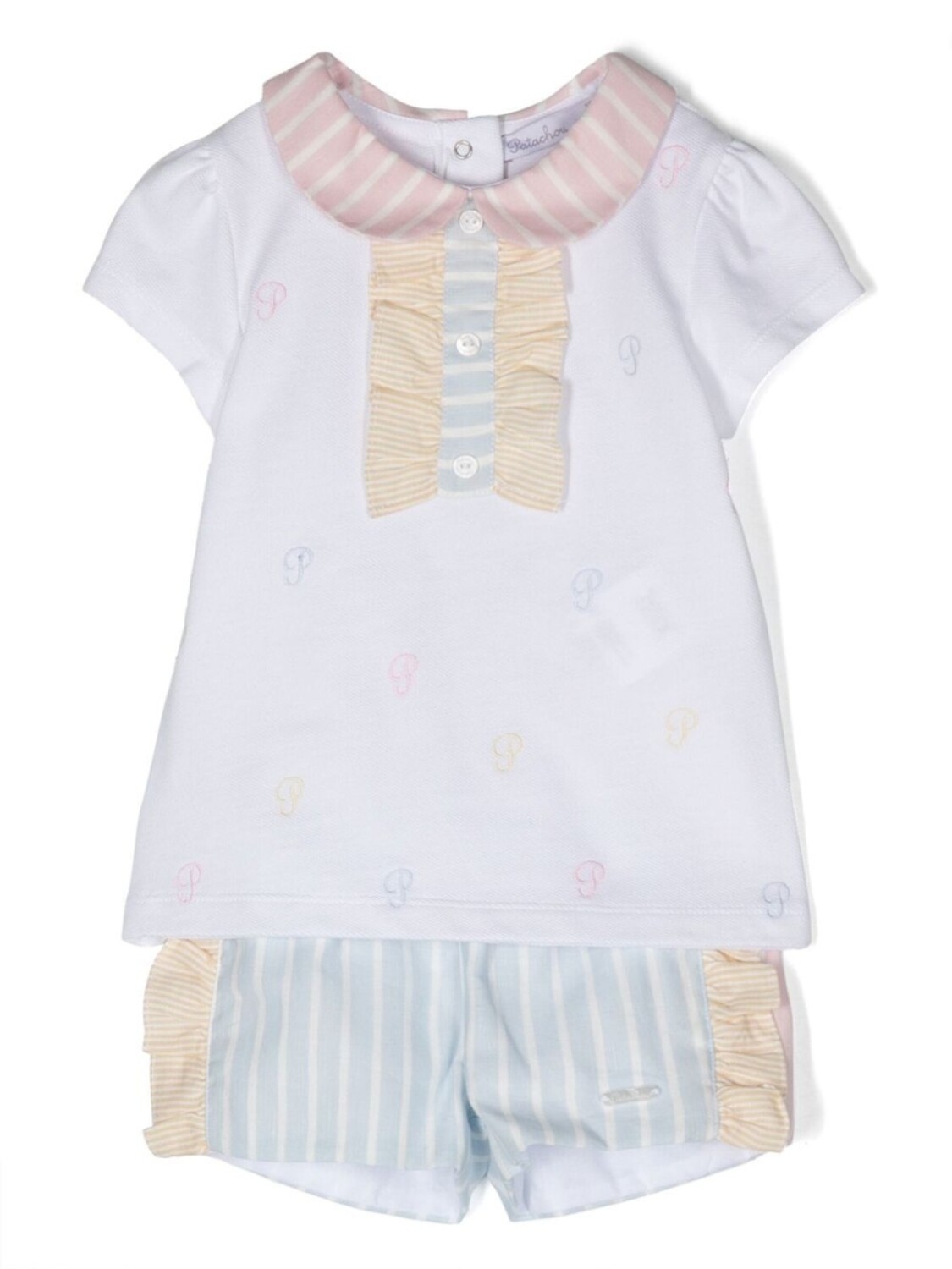 Комплект из топа и шортов Patachou, белый
Комплект из топа и шортов Patachou, белый