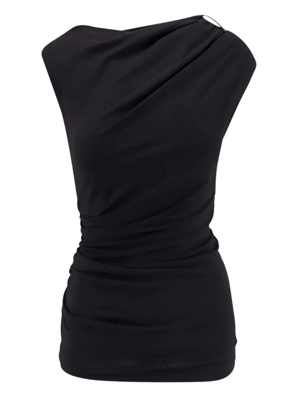 Топ с отделкой Monili Brunello Cucinelli, черный
Топ с отделкой Monili Brunello Cucinelli, черный