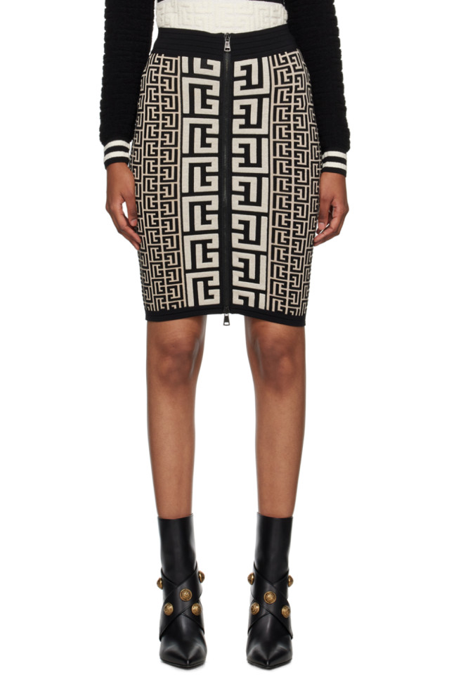 Юбка миди с монограммой Balmain, мультиколор
Юбка миди с монограммой Balmain, мультиколор