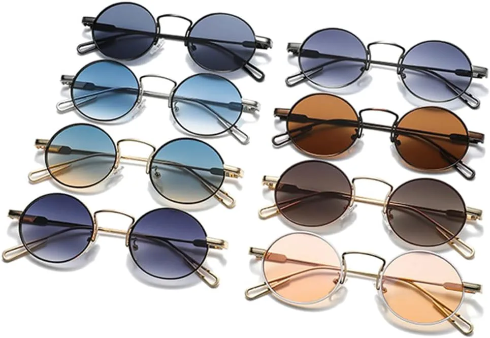 Ретро металлические овальные солнцезащитные очки для женщин, градиентные линзы, защита от УФ-излучения UV400, панк-солнцезащитные очки для мужчин LANGSER, Brown Tea
Ретро металлические овальные солнцезащитные очки для женщин, градиентные линзы, защита от УФ-излучения UV400, панк-солнцезащитные очки для мужчин LANGSER, Brown Tea