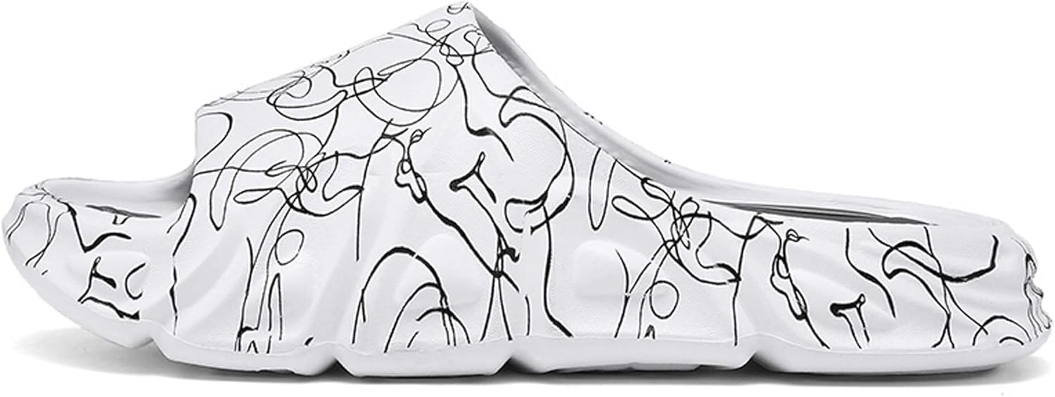 Летние тапочки с водной печатью, с ощущением, будто наступаешь на какашку, противоскользящие и износостойкие Generic, белый
Летние тапочки с водной печатью, с ощущением, будто наступаешь на какашку, противоскользящие и износостойкие Generic, белый