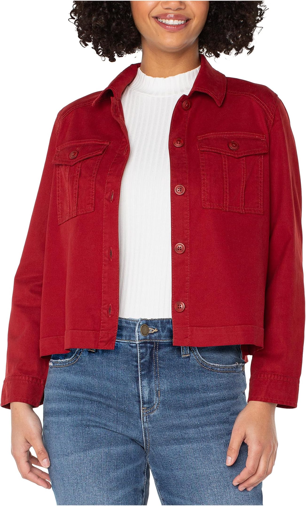 Куртка Liverpool Los Angeles Pleat Back Crop Jacket, цвет Maroon Berry
Куртка Liverpool Los Angeles Pleat Back Crop Jacket, цвет Maroon Berry