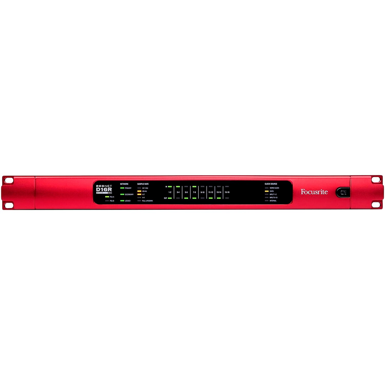Focusrite RedNet D16R 16 MkII 16-канальный двунаправленный цифровой интерфейс для сетей Dante
Focusrite RedNet D16R 16 MkII 16-канальный двунаправленный цифровой интерфейс для сетей Dante