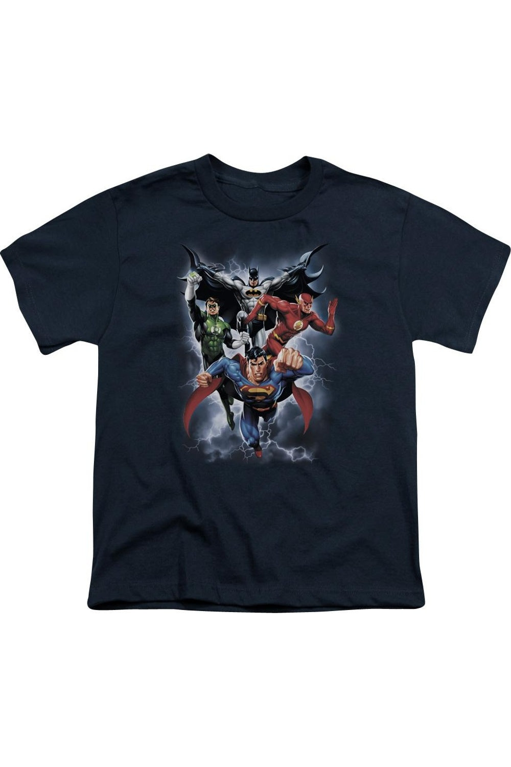 Футболка с коротким рукавом для детей "Лига справедливости Америки: Надвигающаяся буря" Gildan, темно-синий
Футболка с коротким рукавом для детей "Лига справедливости Америки: Надвигающаяся буря" Gildan, темно-синий