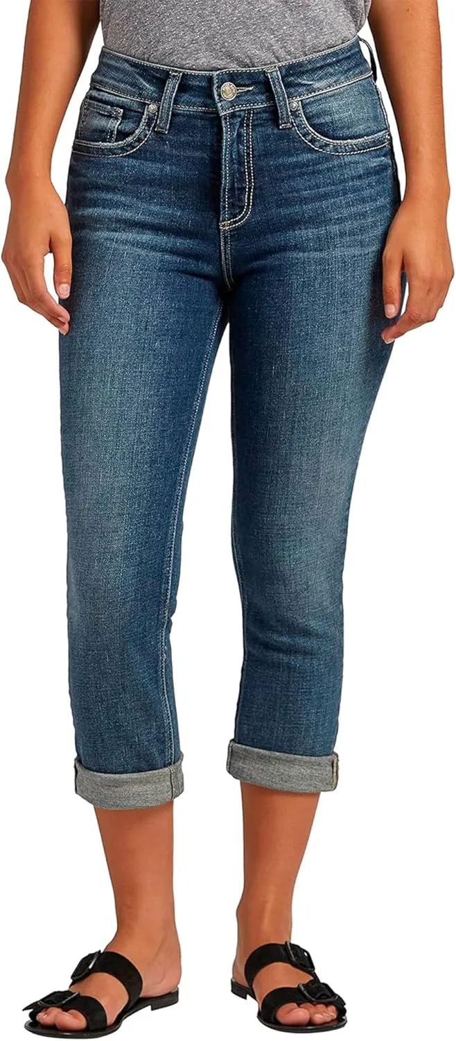 Silver Jeans Co. Женские джинсы Avery High Rise Curvy Fit капри
Silver Jeans Co. Женские джинсы Avery High Rise Curvy Fit капри