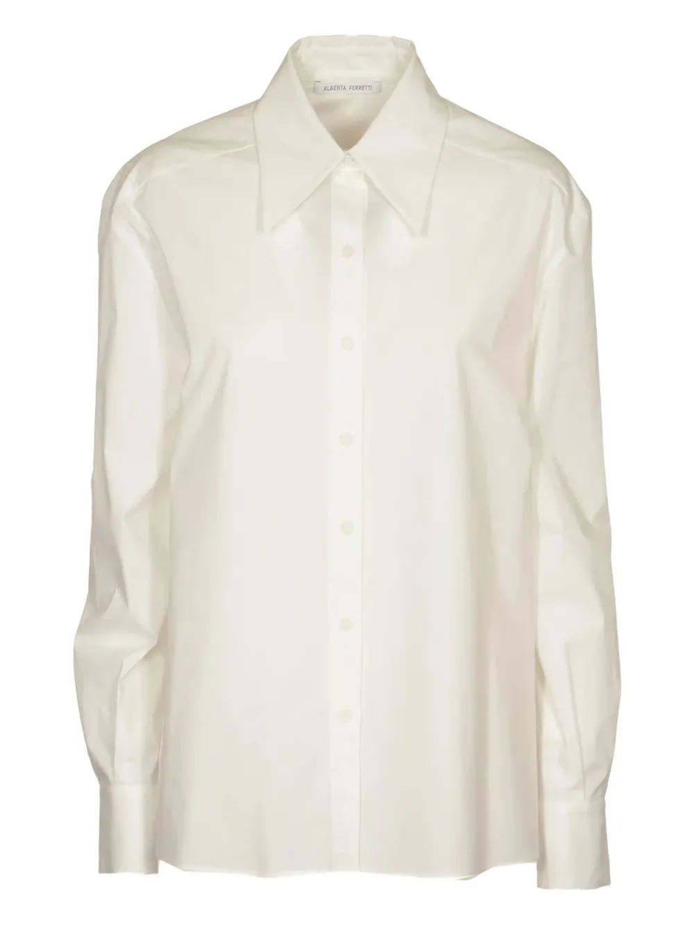 Рубашка с длинными рукавами и заостренным воротником Alberta Ferretti, белый
Рубашка с длинными рукавами и заостренным воротником Alberta Ferretti, белый