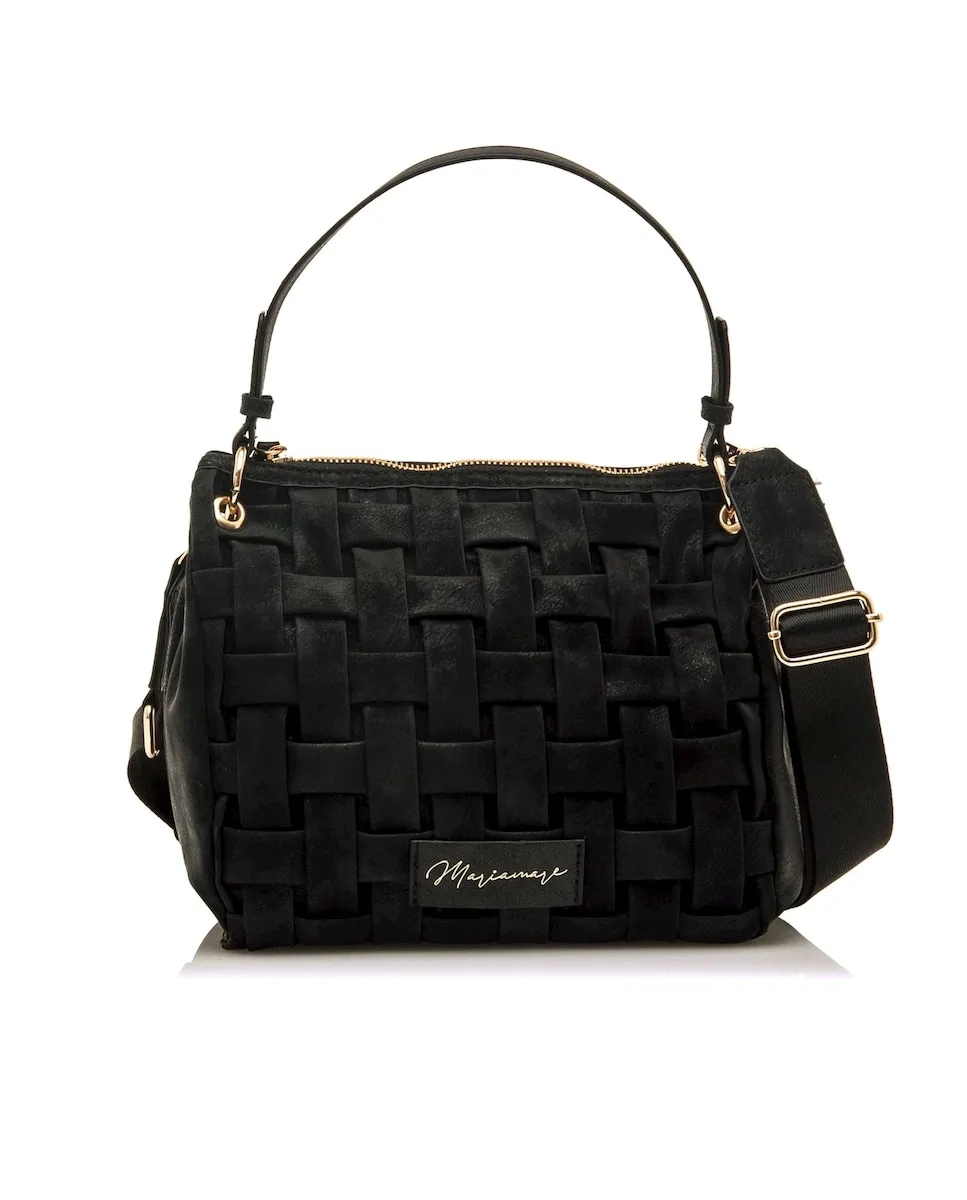 Женская сумка через плечо с плетеным передним элементом Mariamare, черный
Женская сумка через плечо с плетеным передним элементом Mariamare, черный