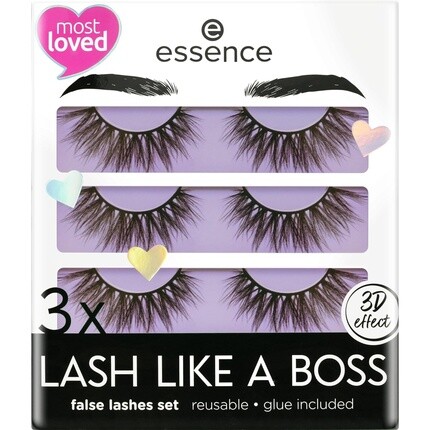 Essence LASH LIKE A BOSS Набор накладных ресниц 02 Веганский, без частиц микропластика, без отдушек, 3 пары, мои ресницы безграничны, упаковка из 3 шт.
Essence LASH LIKE A BOSS Набор накладных ресниц 02 Веганский, без частиц микропластика, без отдушек, 3 пары, мои ресницы безграничны, упаковка из 3 шт.