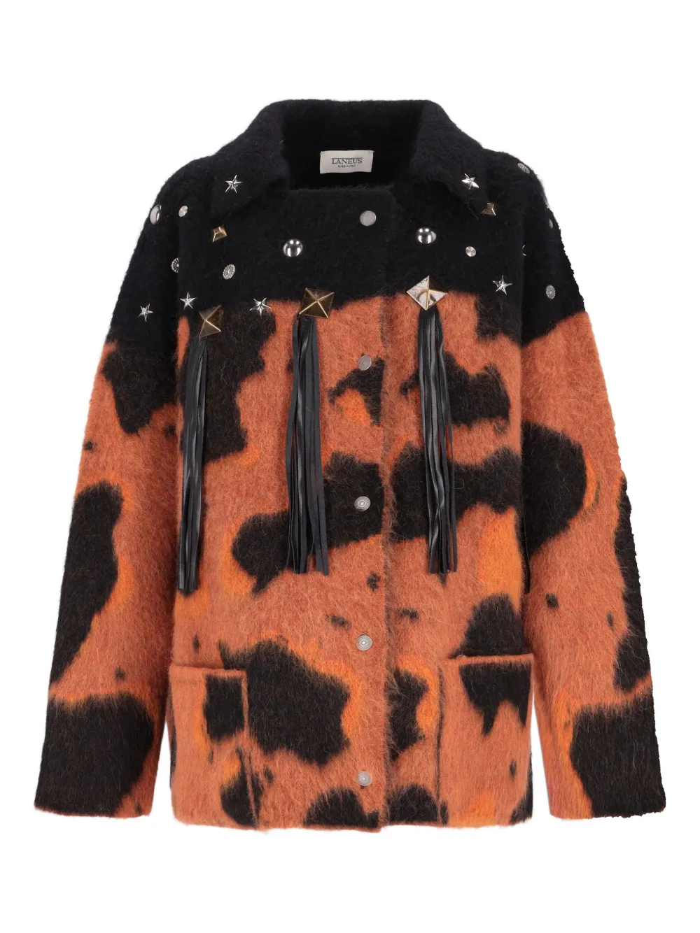 Жакет с бахромой Laneus, черный
Жакет с бахромой Laneus, черный