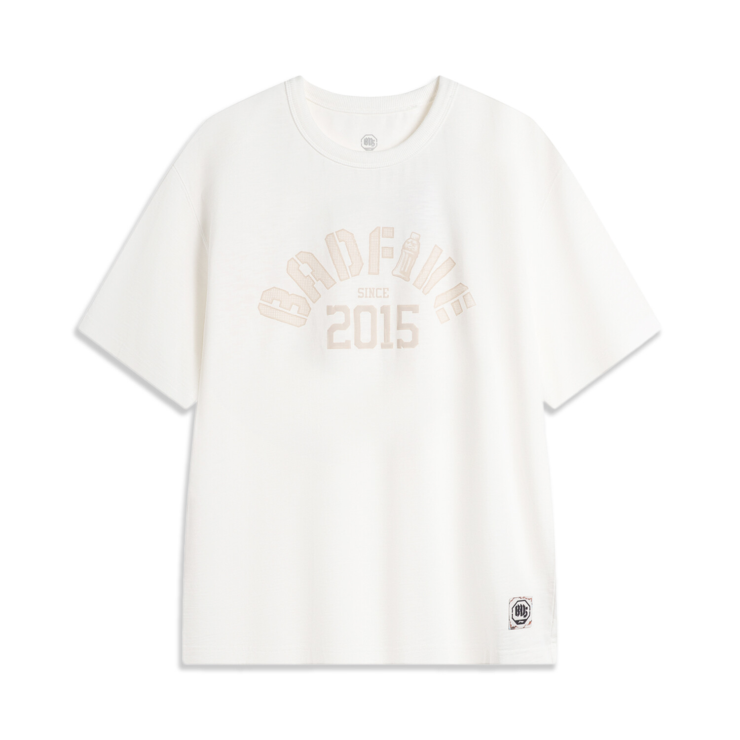 Футболка Badfive мужская молочно-белая Lining, слоновая кость
Футболка Badfive мужская молочно-белая Lining, слоновая кость