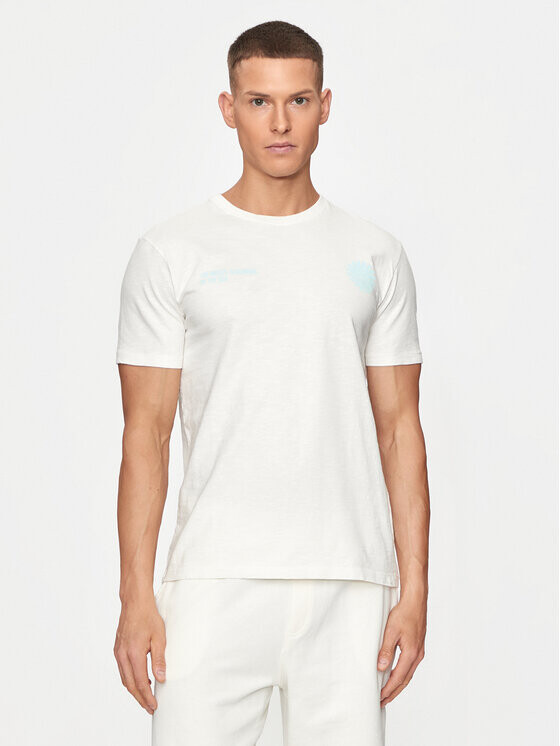 Футболка стандартного кроя United Colors Of Benetton, экрю 
Футболка стандартного кроя United Colors Of Benetton, экрю