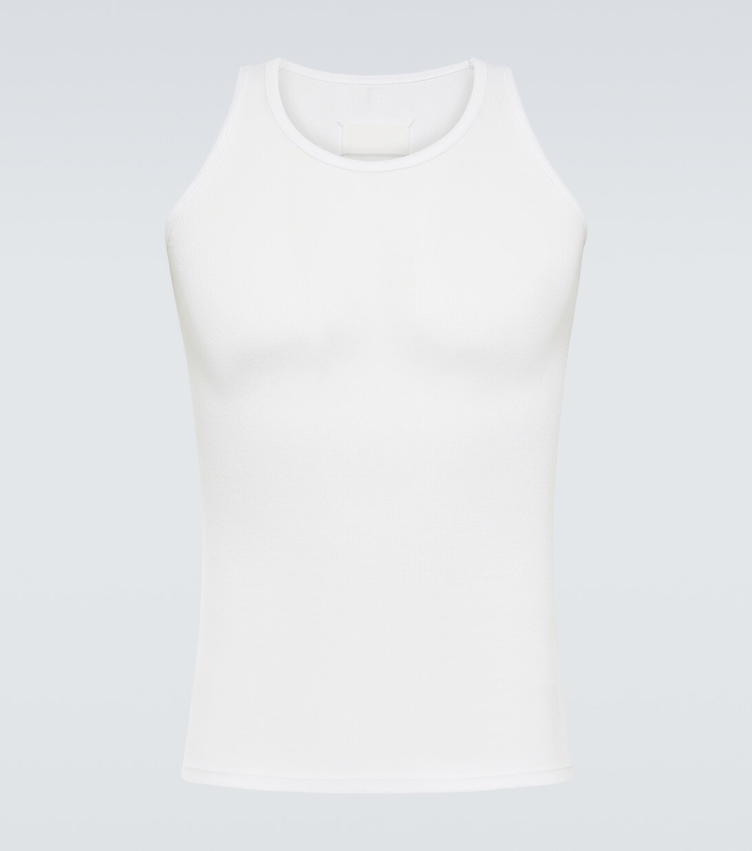 Майка из хлопка и шелка в рубчик Maison Margiela, белый
Майка из хлопка и шелка в рубчик Maison Margiela, белый