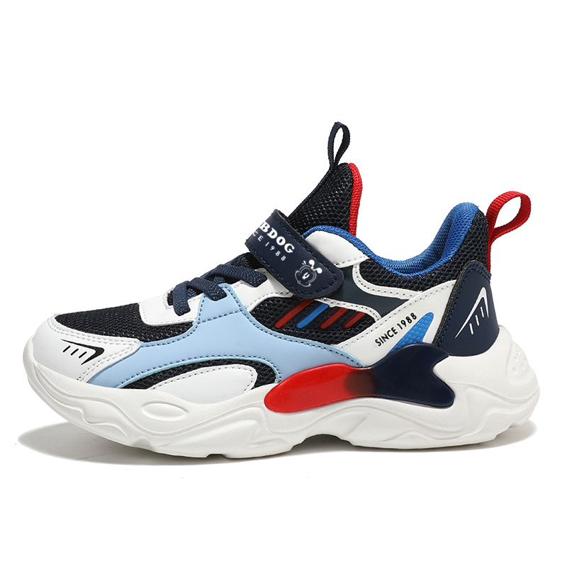 Кроссовки для бега с низким верхом, дышащие, легкие, с амортизацией, противоскользящие, детские BOBDOG, синий
Кроссовки для бега с низким верхом, дышащие, легкие, с амортизацией, противоскользящие, детские BOBDOG, синий