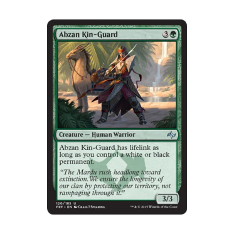 CCG Абзан Кин-Гвардия (U), MTG - Fate Reforged
CCG Абзан Кин-Гвардия (U), MTG - Fate Reforged