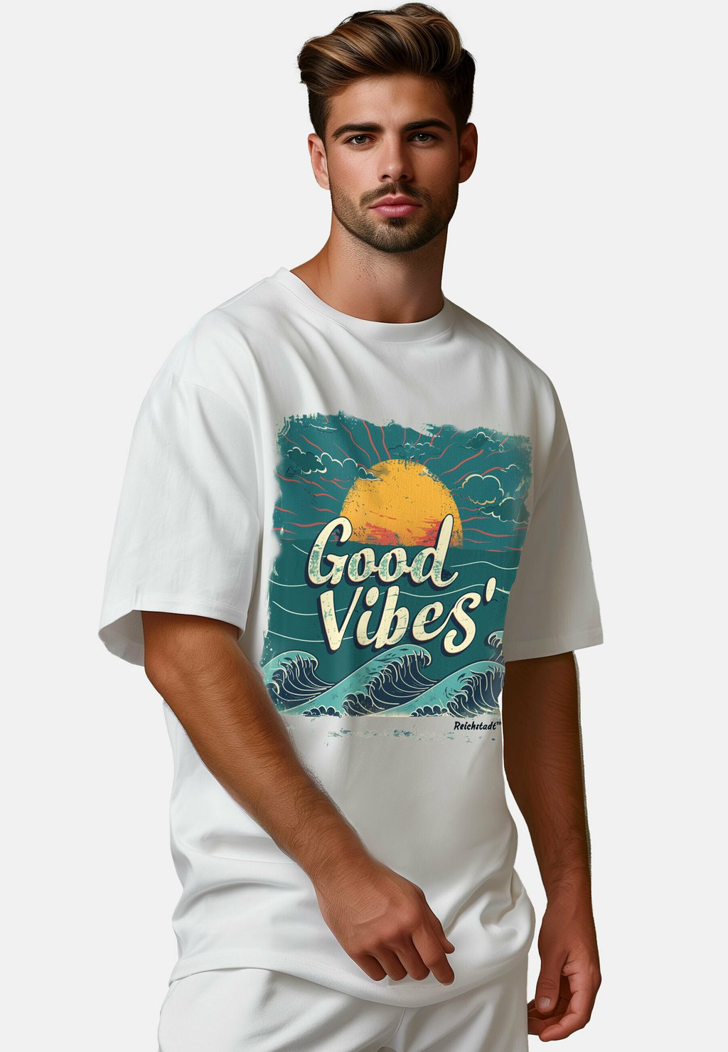 Футболка с принтом SUNSET VIBES Reichstadt, белый
Футболка с принтом SUNSET VIBES Reichstadt, белый