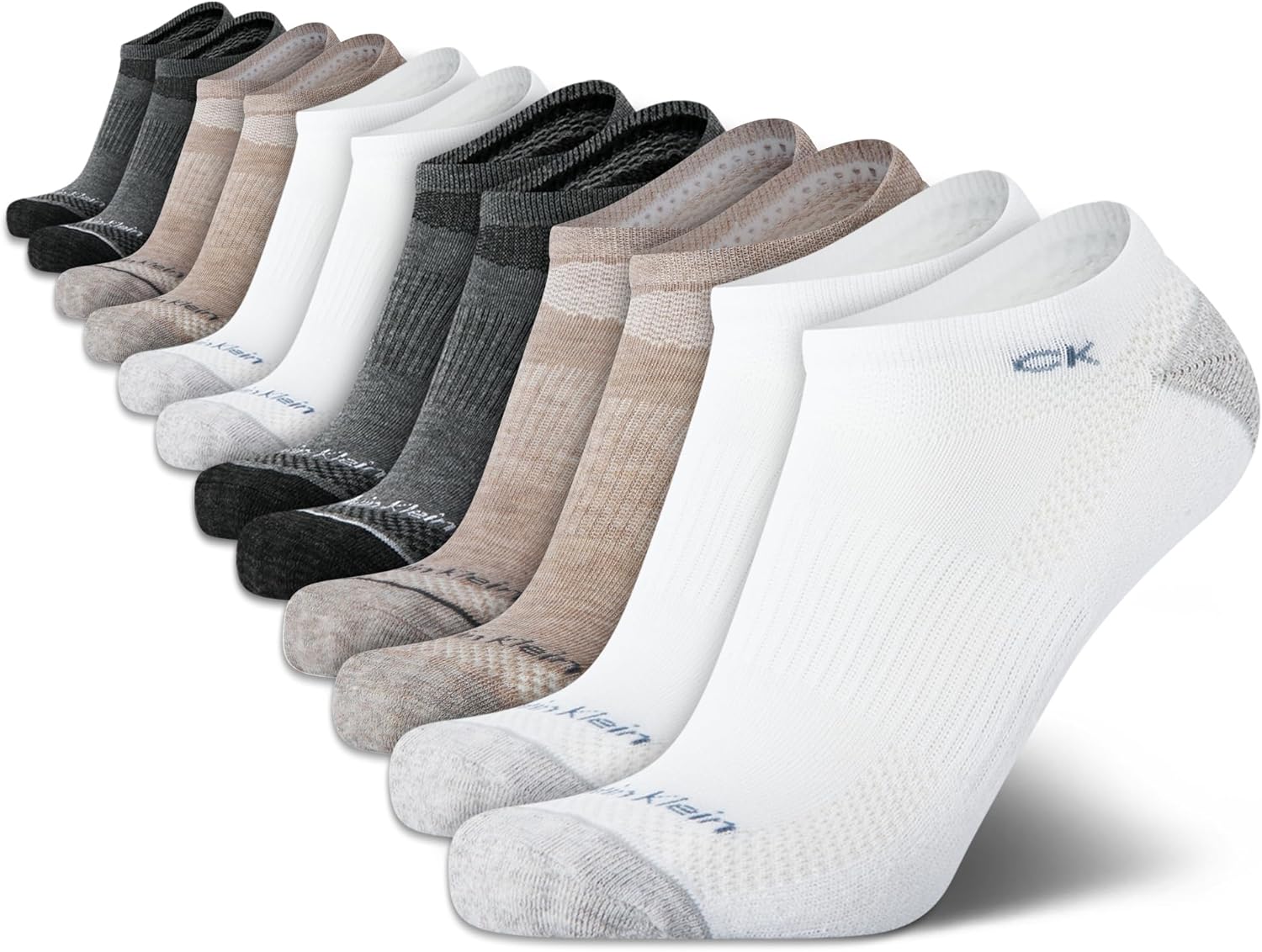 Носки Calvin Klein Mens No Show Socks - 12 пар легких повседневных носков с мягкой подошвой для мужчин, под кроссовки и лоферы, White Assorted
Носки Calvin Klein Mens No Show Socks - 12 пар легких повседневных носков с мягкой подошвой для мужчин, под кроссовки и лоферы, White Assorted
