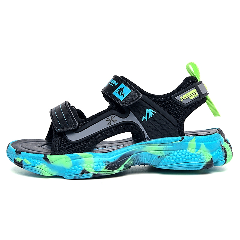 Сандалии детские, мягкие, нескользящие, износостойкие YUZHAOLIN, черный/зеленый
Сандалии детские, мягкие, нескользящие, износостойкие YUZHAOLIN, черный/зеленый
