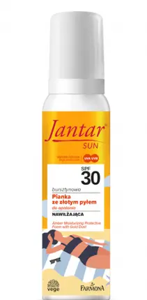 Jantar Sun 150 мл SPF30 Янтарная увлажняющая пена для загара Farmona Sp. Z O.O
Jantar Sun 150 мл SPF30 Янтарная увлажняющая пена для загара Farmona Sp. Z O.O