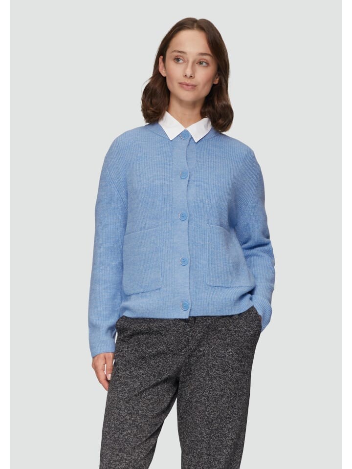 Кардиган sOliver Strickjacke langarm, синий
Кардиган sOliver Strickjacke langarm, синий