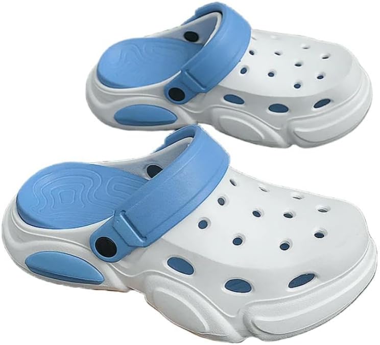 Летние мужские сандалии с толстой подошвой, нескользящие, дышащие, закрытые носки, повседневная обувь для пляжа Dmmwcx, синий
Летние мужские сандалии с толстой подошвой, нескользящие, дышащие, закрытые носки, повседневная обувь для пляжа Dmmwcx, синий