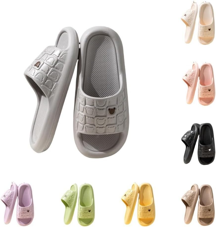 Женские тапочки ALBIVA с милым медвежонком, летние, мягкая подошва, нескользящие сандалии для дома и улицы, кавайные подарки для женщин и мужчин, серый
Женские тапочки ALBIVA с милым медвежонком, летние, мягкая подошва, нескользящие сандалии для дома и улицы, кавайные подарки для женщин и мужчин, серый