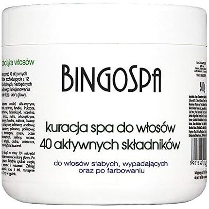 Лечение волос с 40 активными ингредиентами 500 г, Bingospa
Лечение волос с 40 активными ингредиентами 500 г, Bingospa